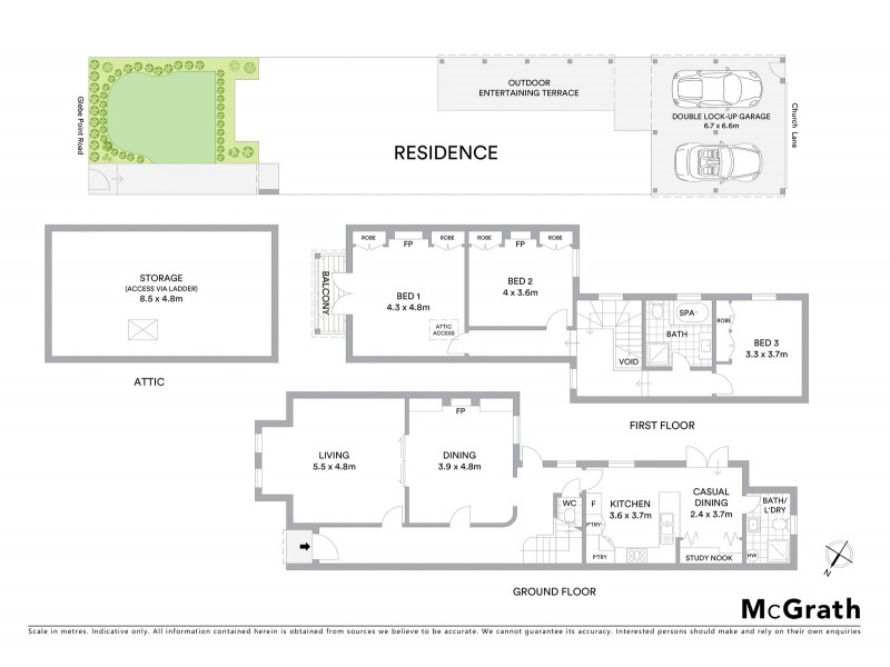 208 Glebe Point Road, Glebe NSW 2037 Floorplan