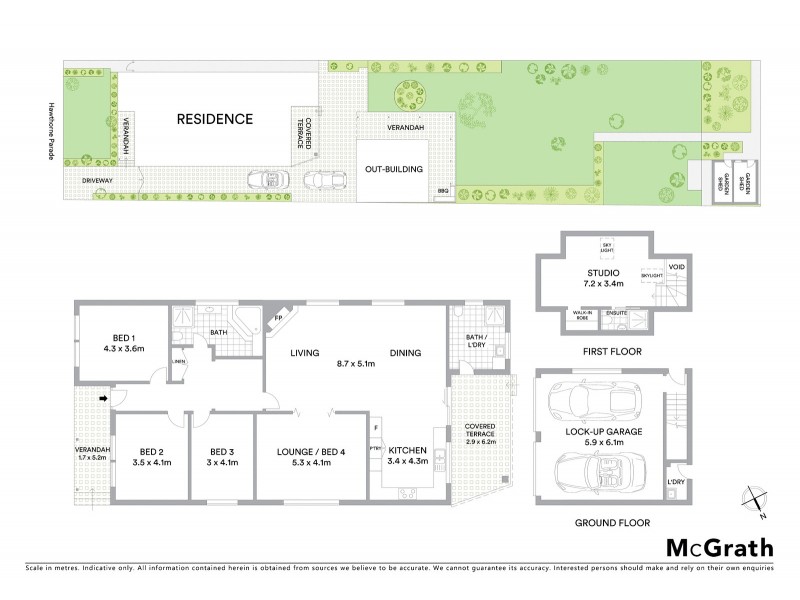 278 Hawthorne Parade, Haberfield NSW 2045 Floorplan