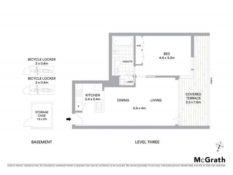 301/1 Sterling Circuit, Camperdown NSW 2050 Floorplan