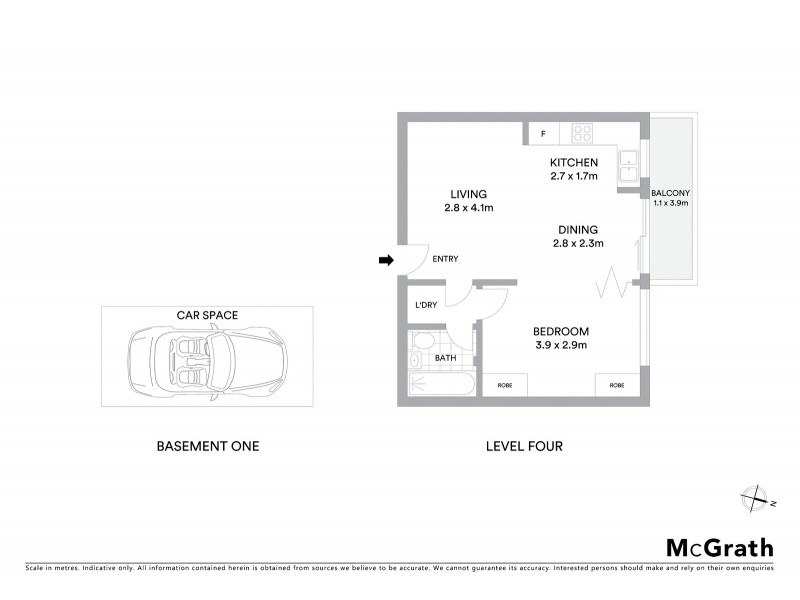 34/19 Queen Street, Newtown NSW 2042 Floorplan