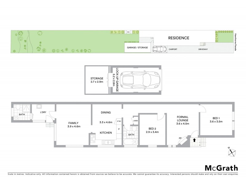 246 Hawthorne Parade, Haberfield NSW 2045 Floorplan