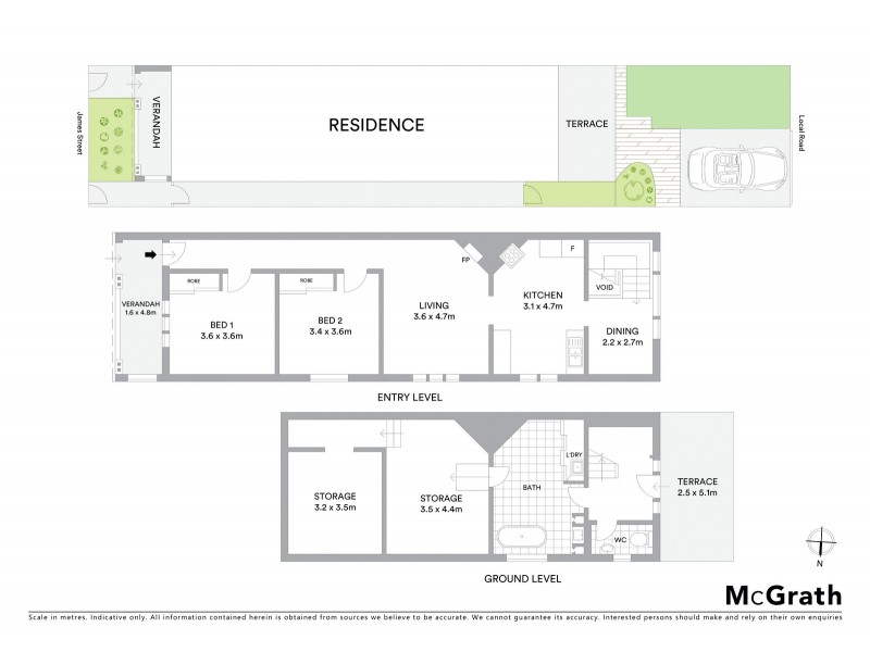 76 James Street, Leichhardt NSW 2040 Floorplan
