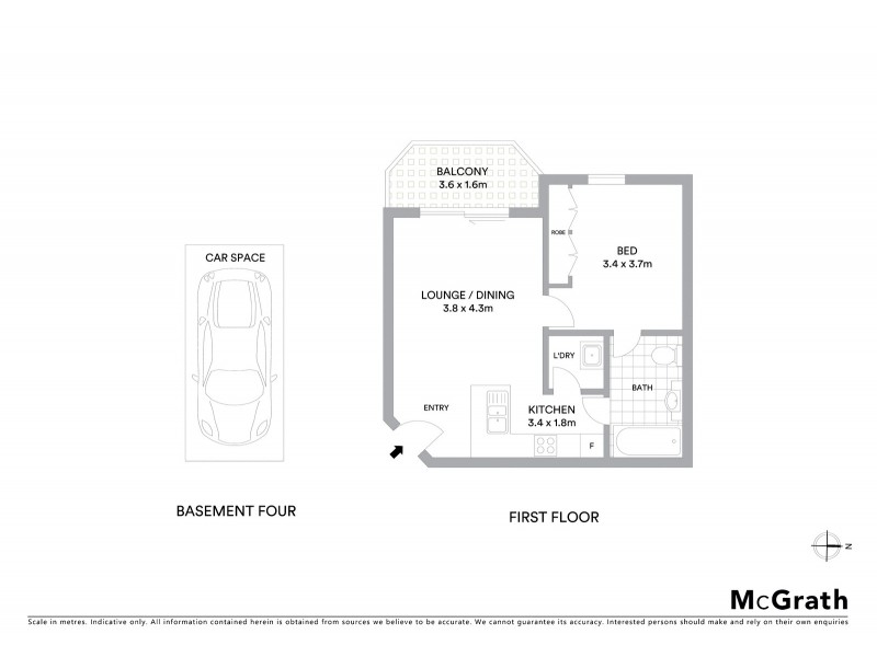 215/2 Glebe Point Road, Glebe NSW 2037 Floorplan
