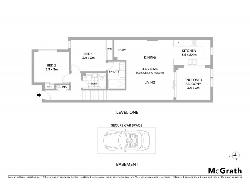 1/313A Homer Street, Earlwood NSW 2206 Floorplan