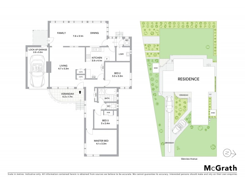15 Glenview Avenue, Earlwood NSW 2206 Floorplan