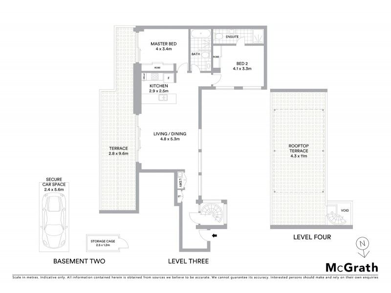 44/30 George Street, Leichhardt NSW 2040 Floorplan