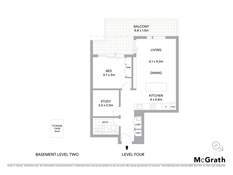 405/18 Ebsworth Street, Zetland NSW 2017 Floorplan