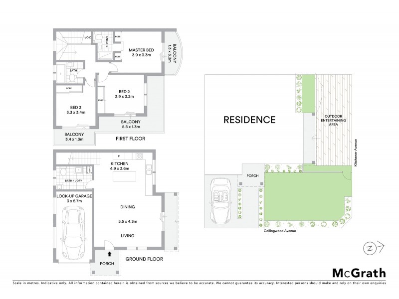 15 Collingwood Avenue, Earlwood NSW 2206 Floorplan
