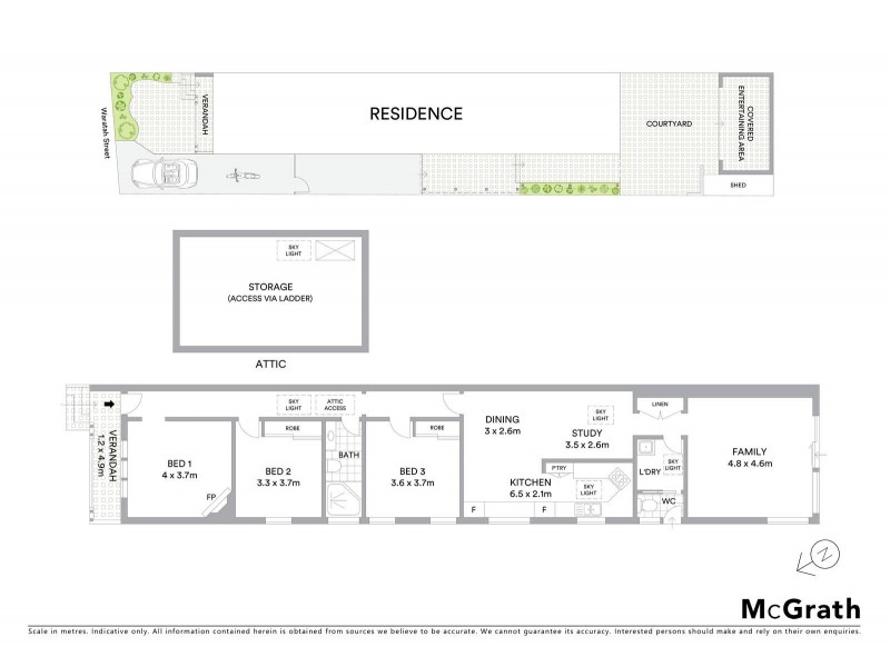 74 Waratah Street, Haberfield NSW 2045 Floorplan