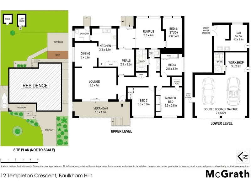 12 Templeton Crescent, Baulkham Hills NSW 2153 Floorplan