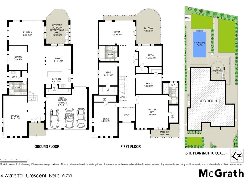 4 Waterfall Crescent, Bella Vista NSW 2153 Floorplan
