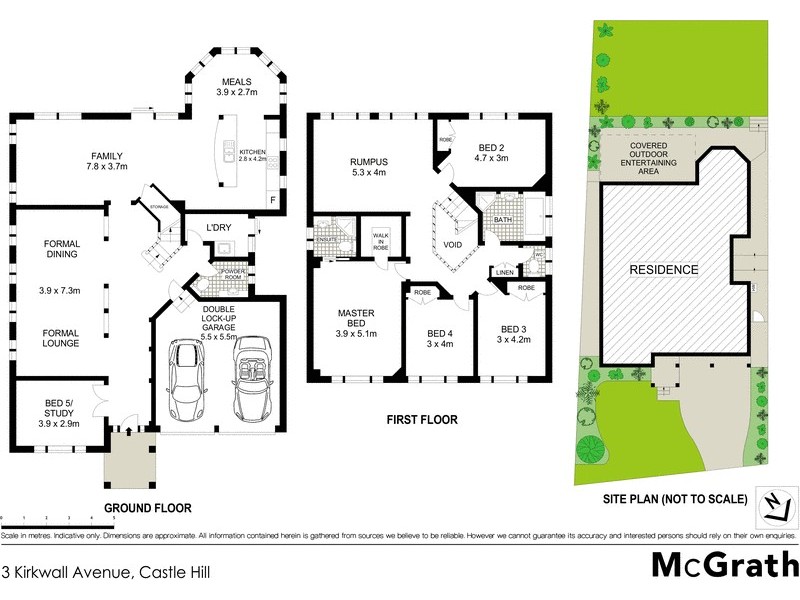 3 Kirkwall Avenue, Castle Hill NSW 2154 Floorplan