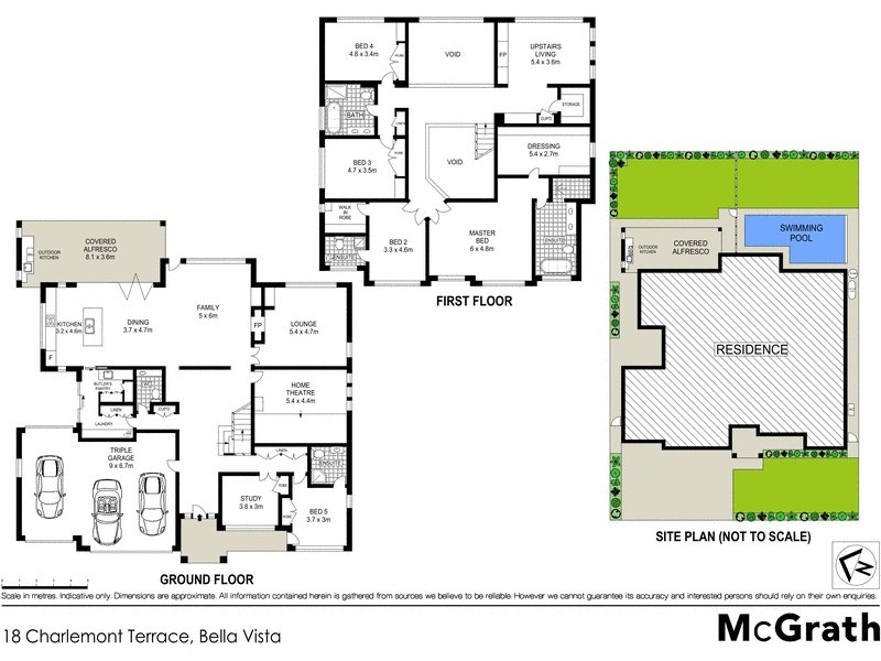 18 Charlemont Terrace, Bella Vista NSW 2153 Floorplan