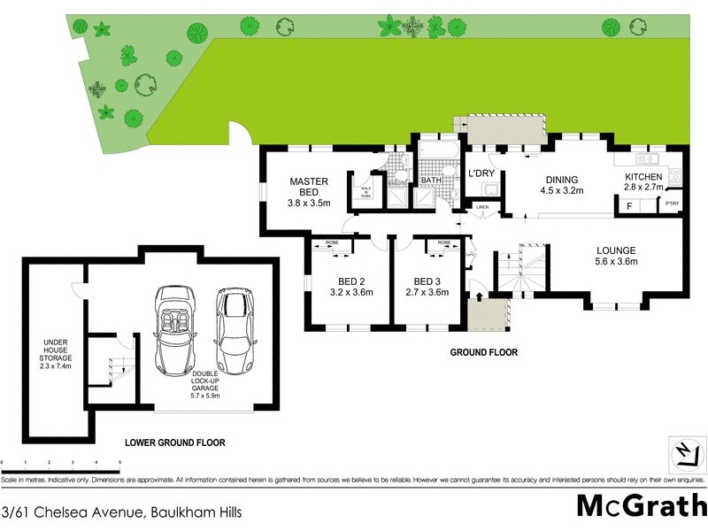 3/61 Chelsea Avenue, Baulkham Hills NSW 2153 Floorplan