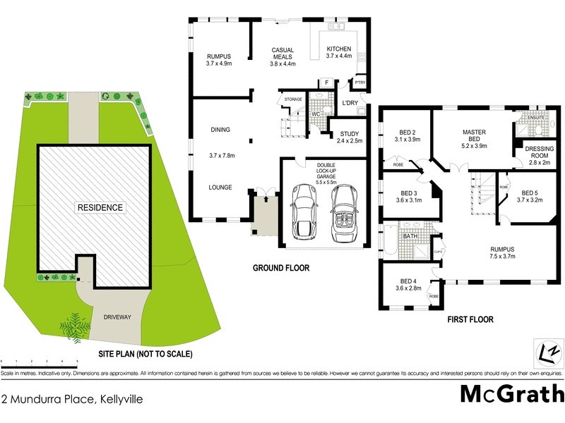 2 Mundurra Place, Kellyville NSW 2155 Floorplan