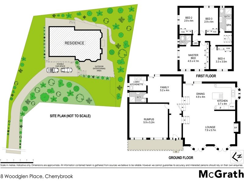 8 Woodglen Place, Cherrybrook NSW 2126 Floorplan