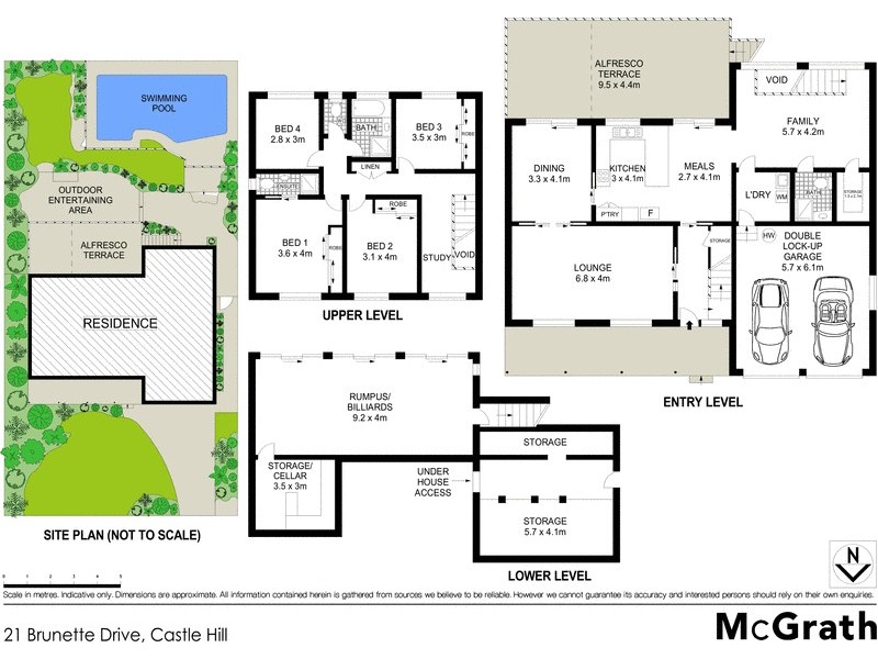 21 Brunette Drive, Castle Hill NSW 2154 Floorplan