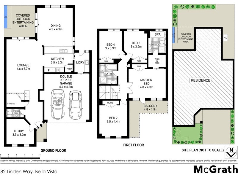 82 Linden Way, Bella Vista NSW 2153 Floorplan