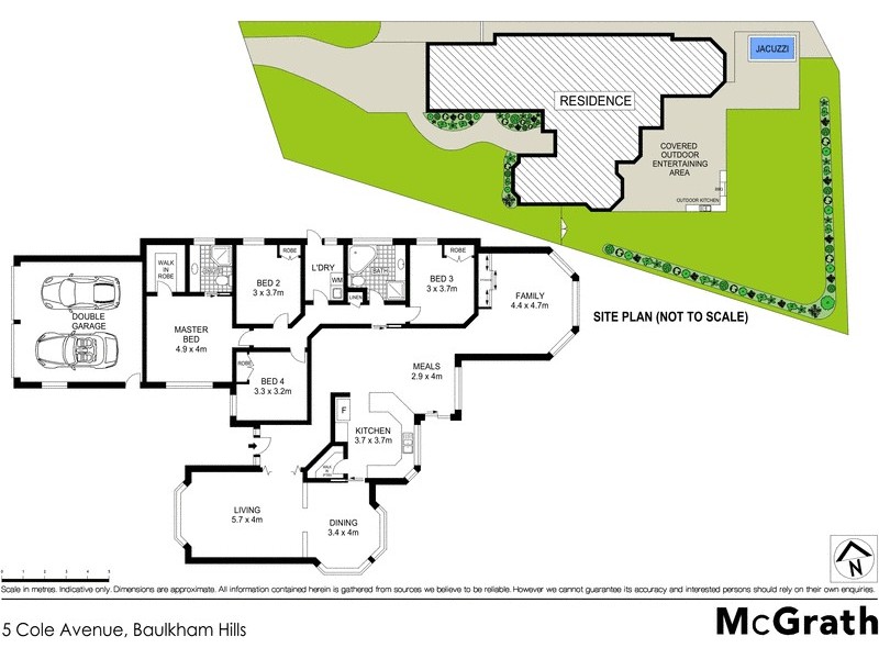 5 Cole Avenue, Baulkham Hills NSW 2153 Floorplan