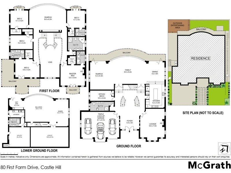80 First Farm Drive, Castle Hill NSW 2154 Floorplan