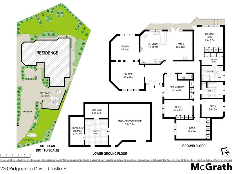 220 Ridgecrop Drive, Castle Hill NSW 2154 Floorplan