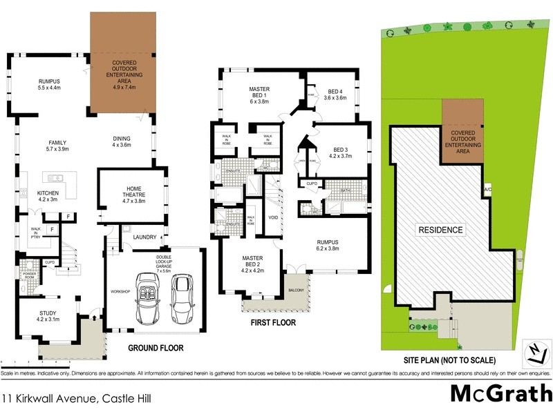 11 Kirkwall Avenue, Castle Hill NSW 2154 Floorplan