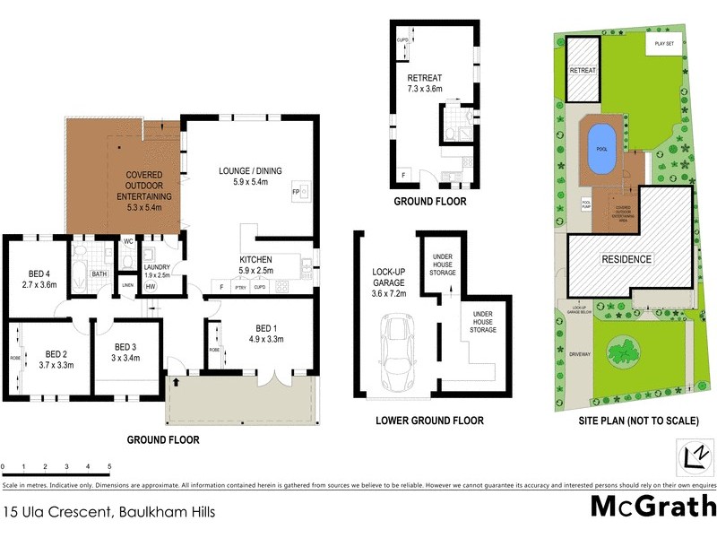 15 Ula Crescent, Baulkham Hills NSW 2153 Floorplan