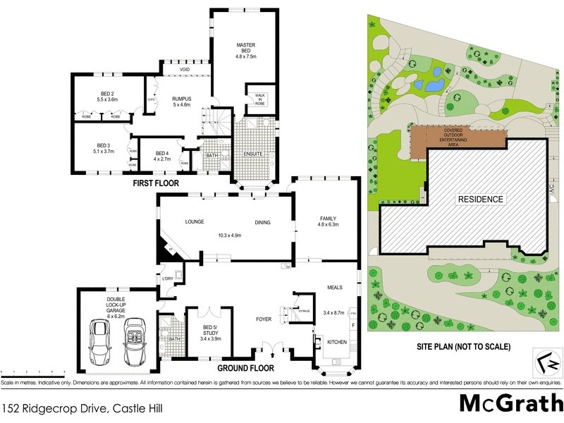 152 Ridgecrop Drive, Castle Hill NSW 2154 Floorplan