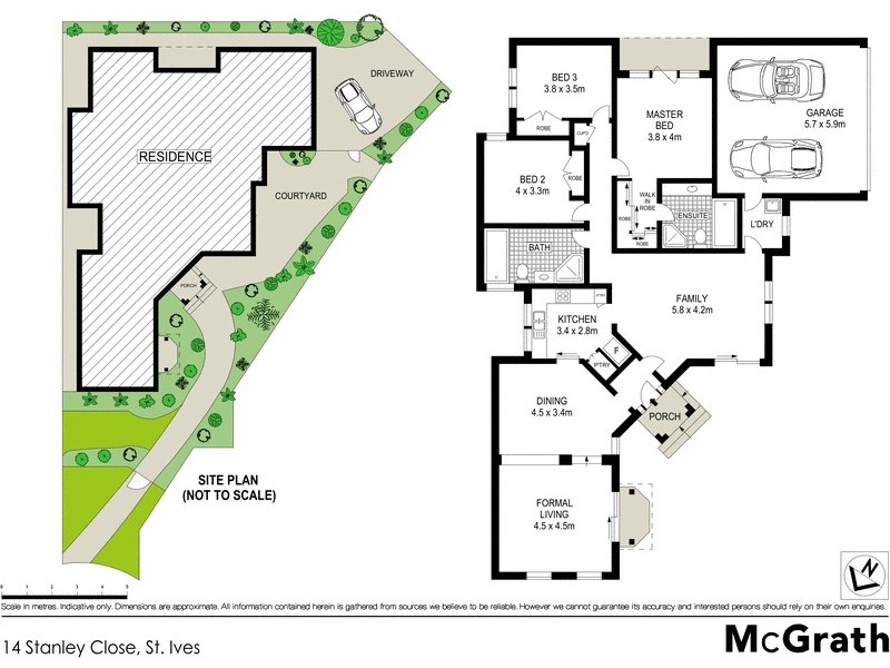 14 Stanley Close, St Ives NSW 2075 Floorplan