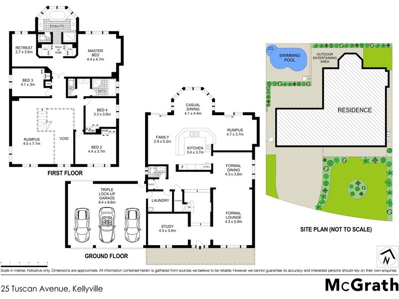 25 Tuscan Avenue, Kellyville NSW 2155 Floorplan