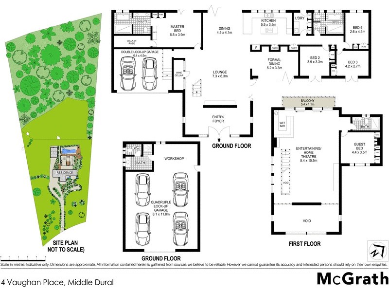 4 Vaughan Place, Middle Dural NSW 2158 Floorplan