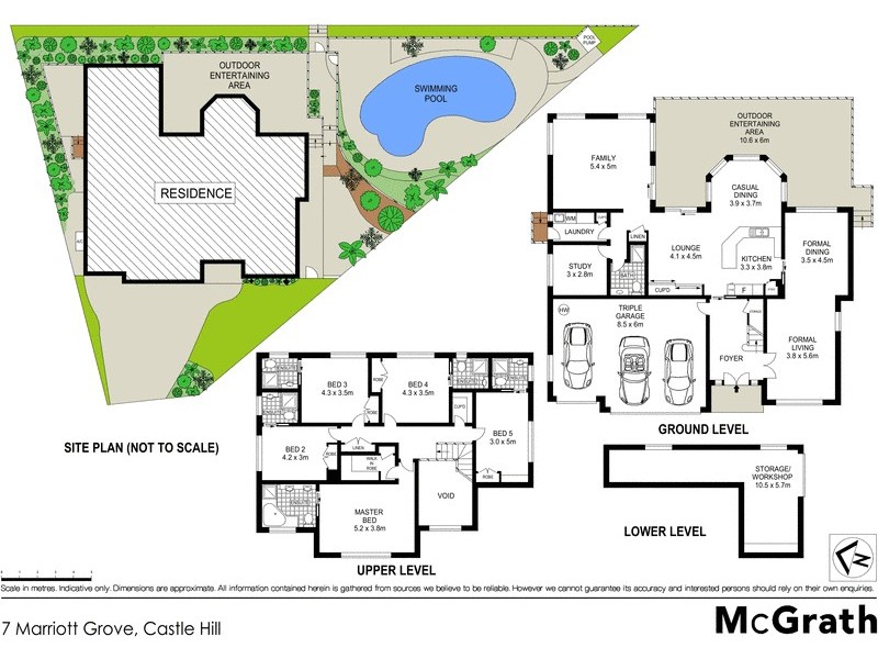7 Marriott Grove, Castle Hill NSW 2154 Floorplan