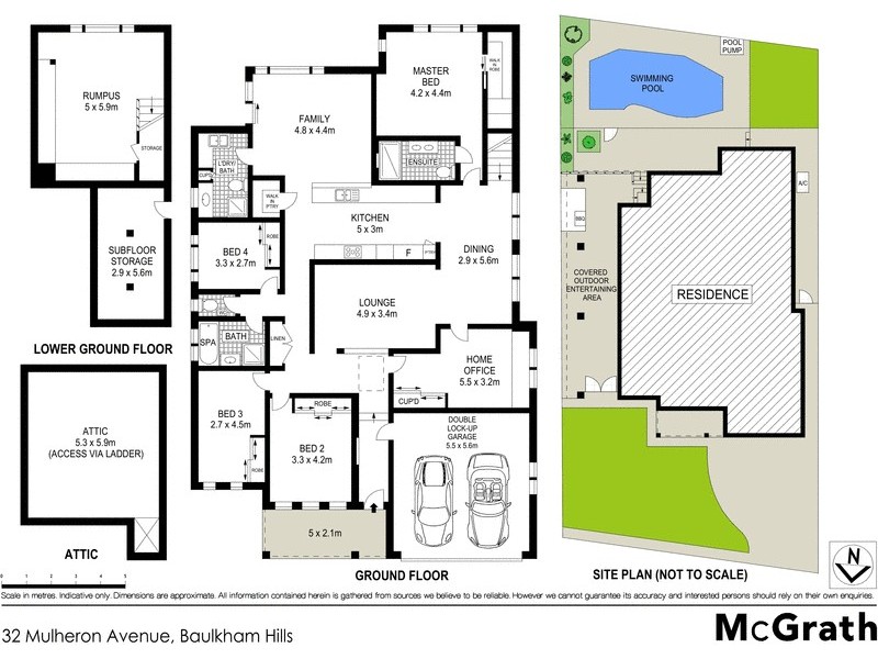 32 Mulheron Avenue, Baulkham Hills NSW 2153 Floorplan