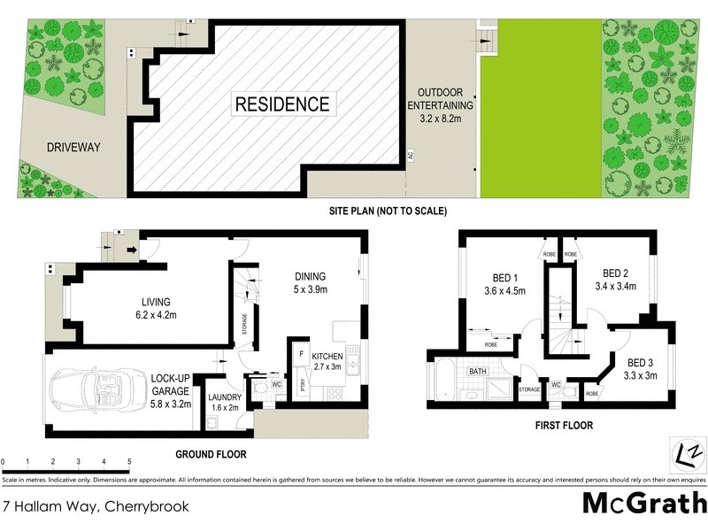 7 Hallam Way, Cherrybrook NSW 2126 Floorplan