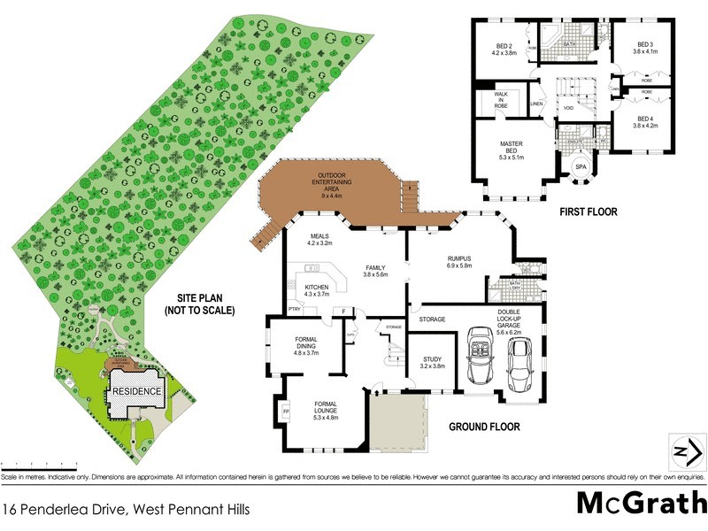 16 Penderlea Drive, West Pennant Hills NSW 2125 Floorplan