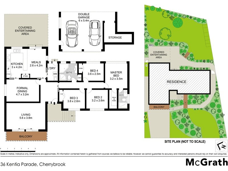 36 Kentia Parade, Cherrybrook NSW 2126 Floorplan
