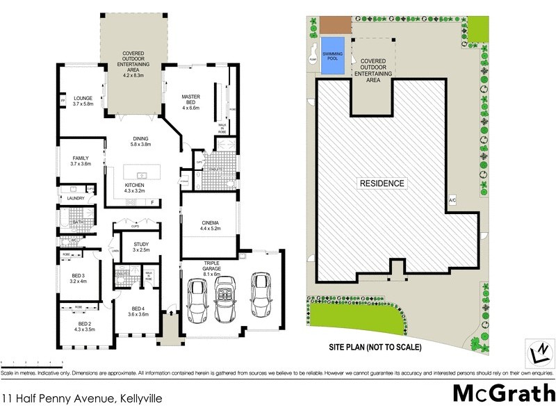 11 Half Penny Avenue, Kellyville NSW 2155 Floorplan