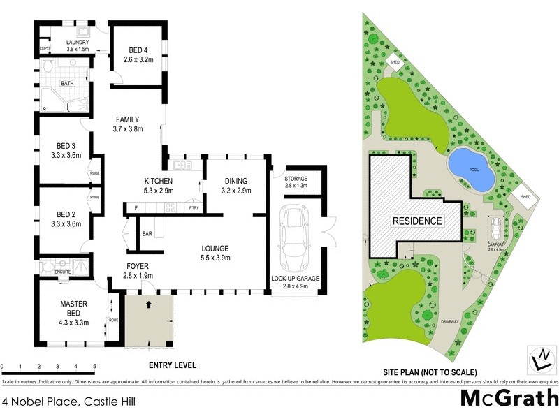 4 Nobel Place, Castle Hill NSW 2154 Floorplan