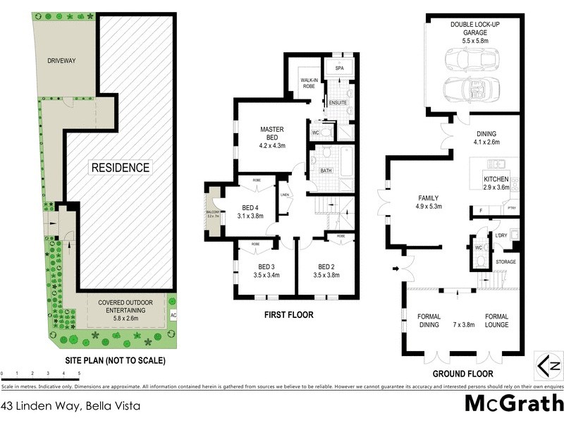 43 Linden Way, Bella Vista NSW 2153 Floorplan