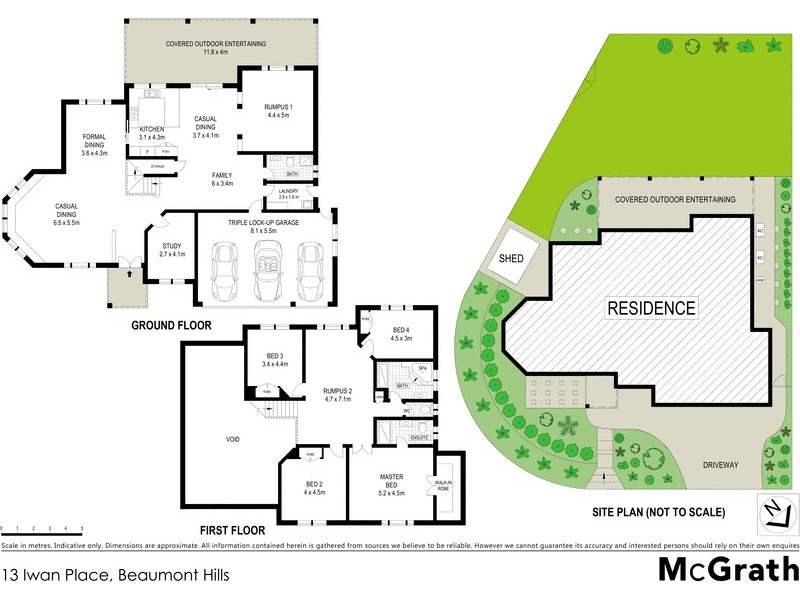 13 Iwan Place, Beaumont Hills NSW 2155 Floorplan