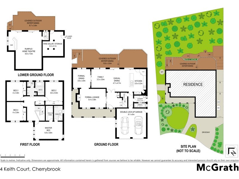 4 Keith Court, Cherrybrook NSW 2126 Floorplan