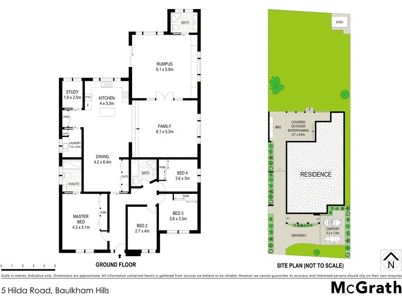 5 Hilda Road, Baulkham Hills NSW 2153 Floorplan