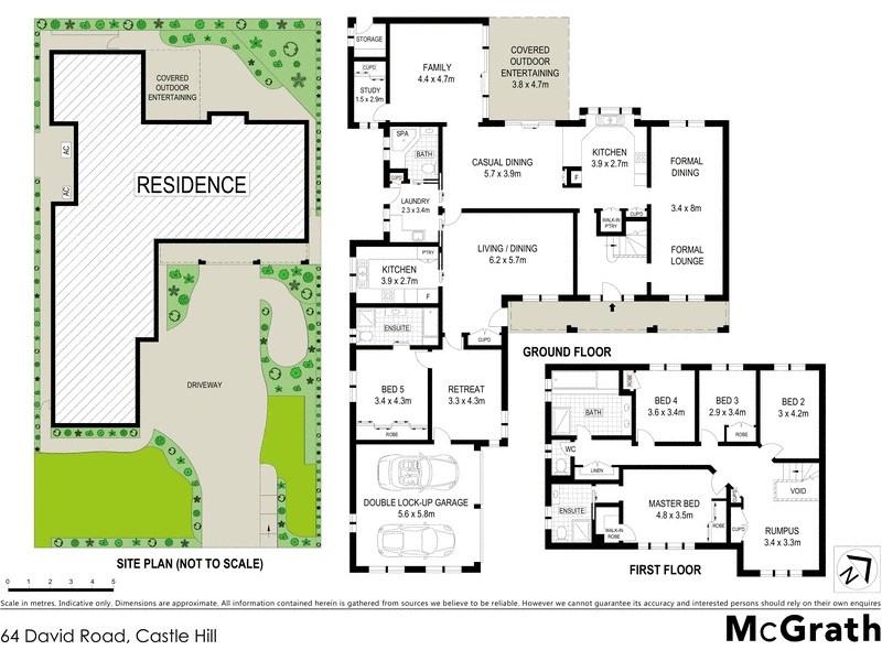 64 David Road, Castle Hill NSW 2154 Floorplan