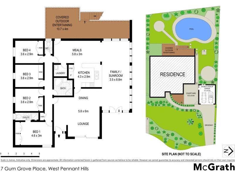 7 Gum Grove Place, West Pennant Hills NSW 2125 Floorplan