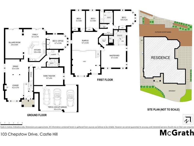 103 Chepstow Drive, Castle Hill NSW 2154 Floorplan