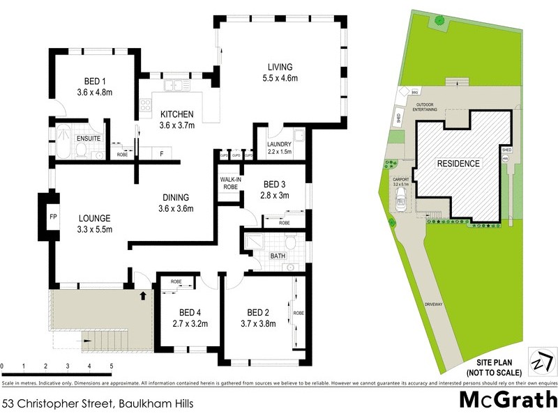 53 Christopher Street, Baulkham Hills NSW 2153 Floorplan