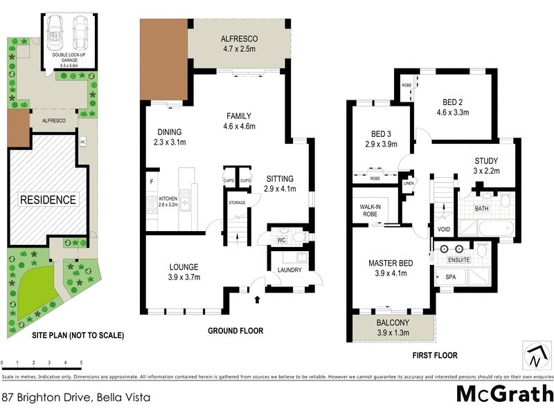 87 Brighton Drive, Bella Vista NSW 2153 Floorplan