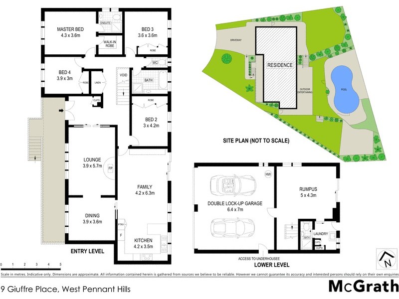 9 Giuffre Place, West Pennant Hills NSW 2125 Floorplan