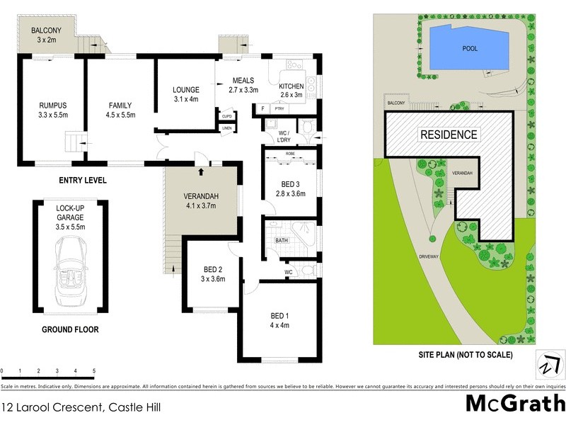 12 Larool Crescent, Castle Hill NSW 2154 Floorplan