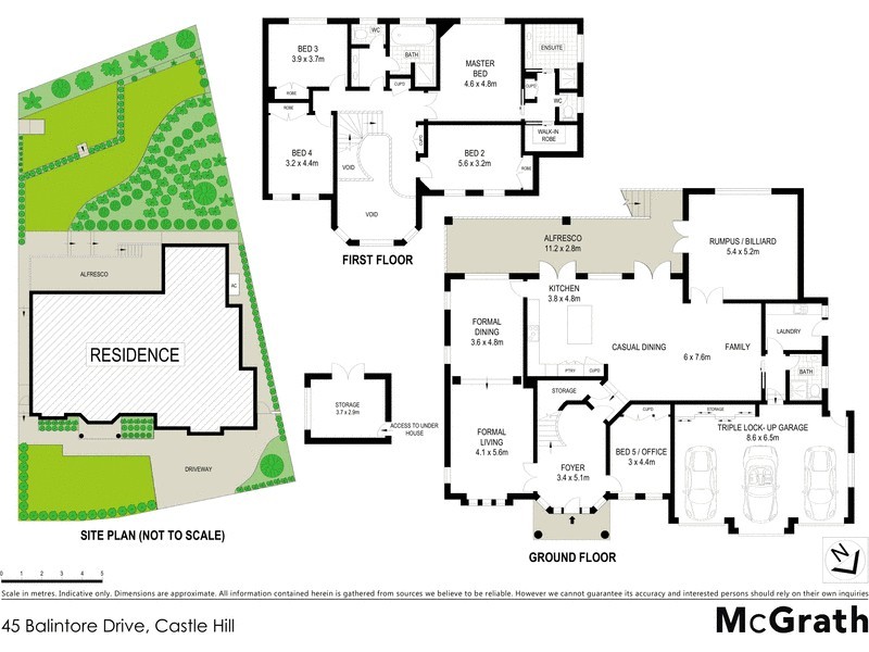 45 Balintore Drive, Castle Hill NSW 2154 Floorplan